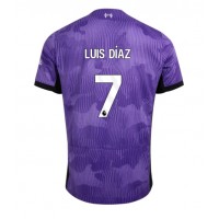 Liverpool Luis Diaz #7 Tredjedrakt 2023-24 Kortermet